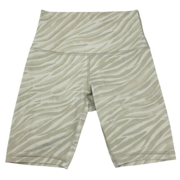 Lululemon Align Short Nulu 8" Le Tigre Camo Green Fern Multi Size 4 - Picture 5 of 8